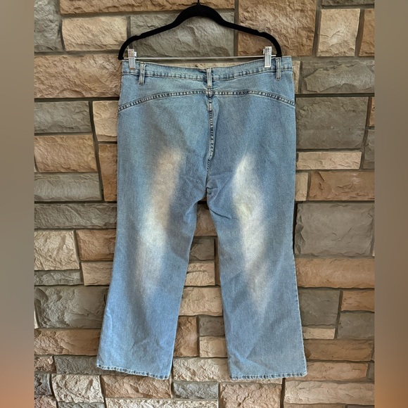 Hippie/Bohemian low rise bell bottom jeans - Picture 2 of 6